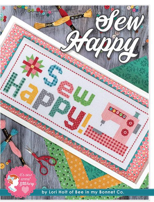 Sew Happy Cross Stitch Pattern