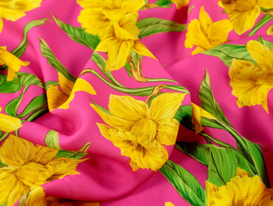 Daffodil Viscose Crepe