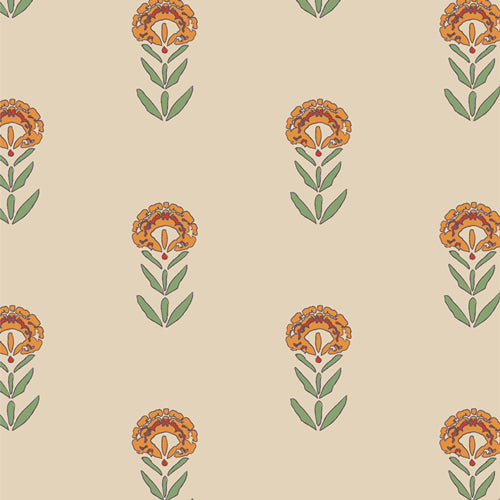 Linen Blend: Front Yard Marigold