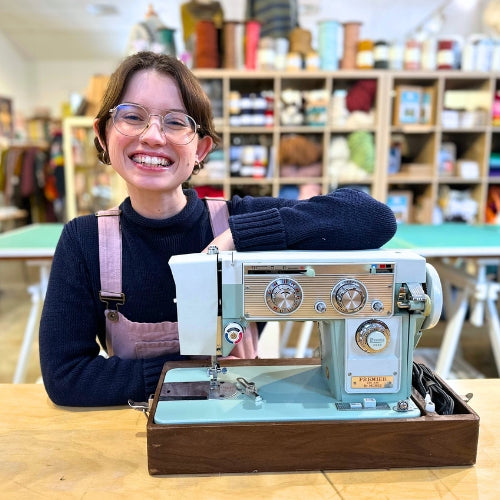 Nat Della Selva, Craft Class Teacher at Sew to Speak sewing store in Columbus, Ohio.