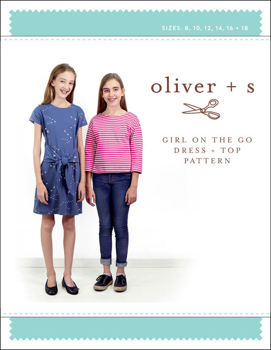 Girl On The Go Dress & Top - Kids Sewing Pattern