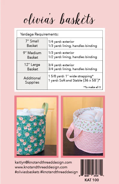 Knot & Thread: Olivia's Baskets Pattern