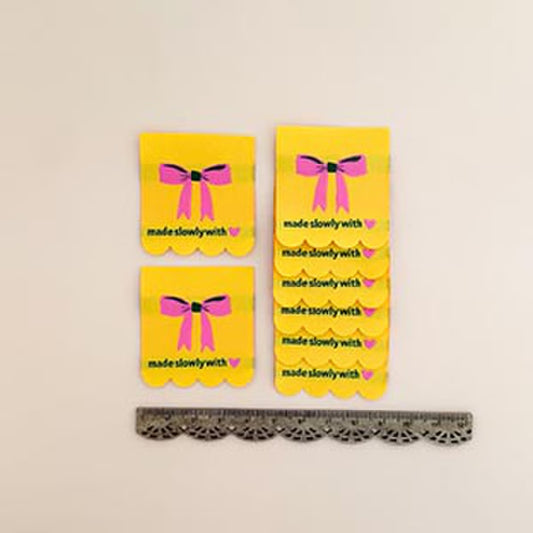 Made Slowly with Love Woven Labels