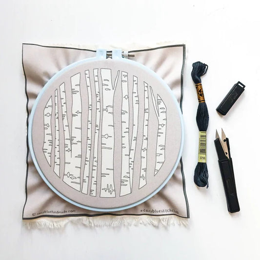 Birch Forest Embroidery Kit