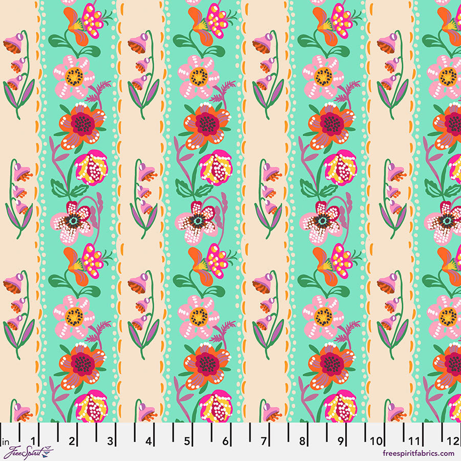 A Spring in Paris: Wallpaper in Aqua