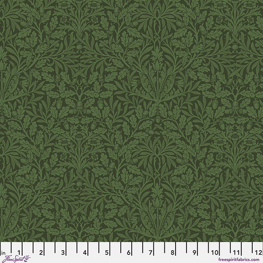 Suffolk Holiday by Morris & Co: Pure Acorn in Olive
