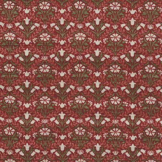 Morris & Co. Bellflowers in Red