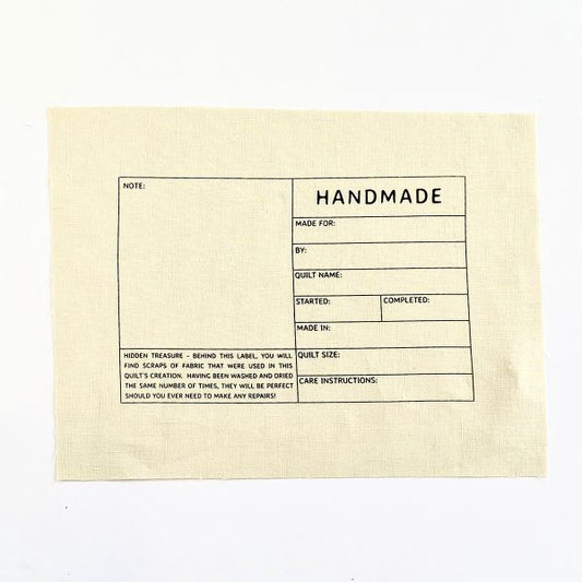 Postcard Quilt Labels