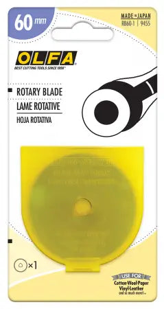 Olfa Rotary Blades - 60mm 1 count