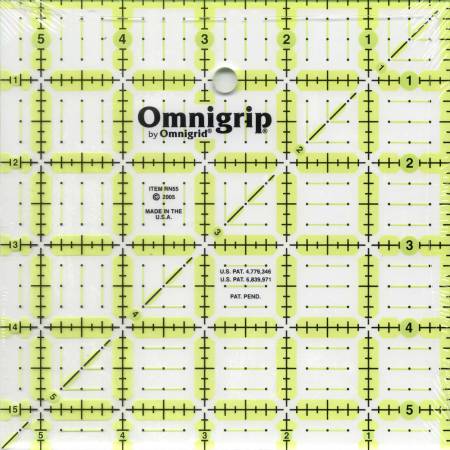 Omnigrip 5.5"x5.5" Ruler