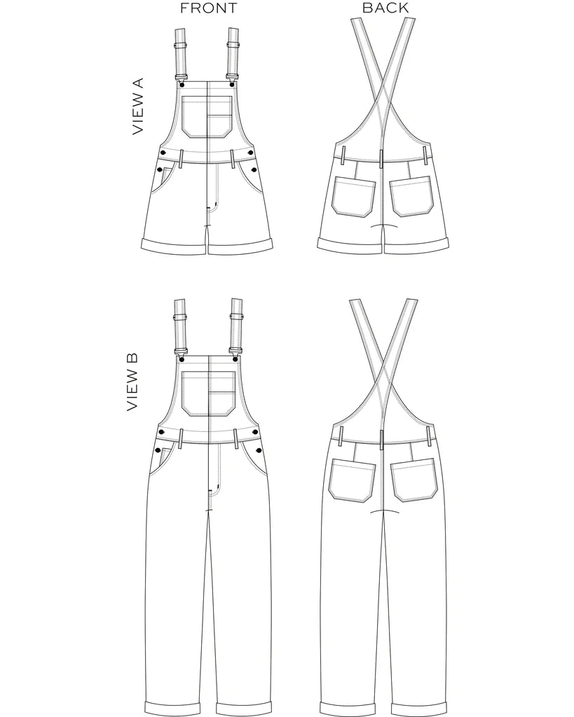 True Bias: Riley Overalls