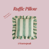 Ruffle Pillow w/ Nat