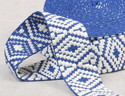 Woven Diamond Webbing - 1.5" (Multiple Colors)