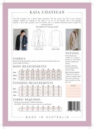 Sew to Grow- Kaia Coatigan