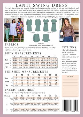 Sew to Grow- Lanti Swing Dress