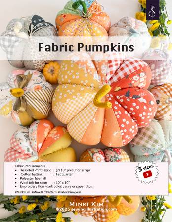 Minki Kim Fabric Pumpkins