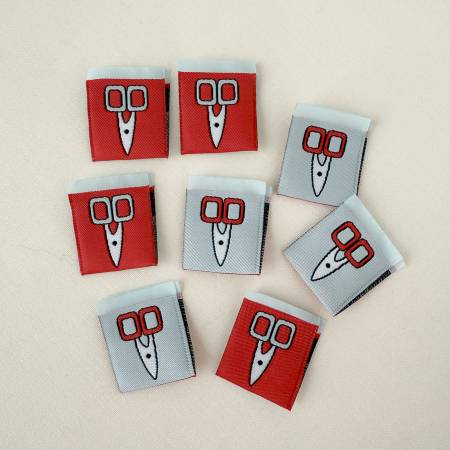 Scissors Woven Labels