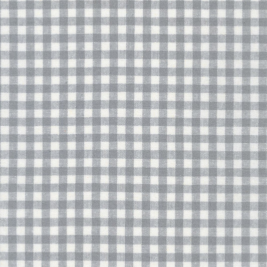 Essex Yarn Dyed Classic Woven Gingham: Steel