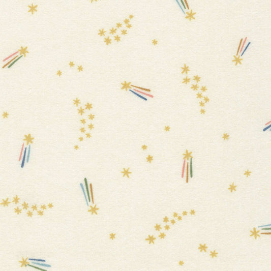 Junior Mammoth: Over the Moon Flannel in Natural