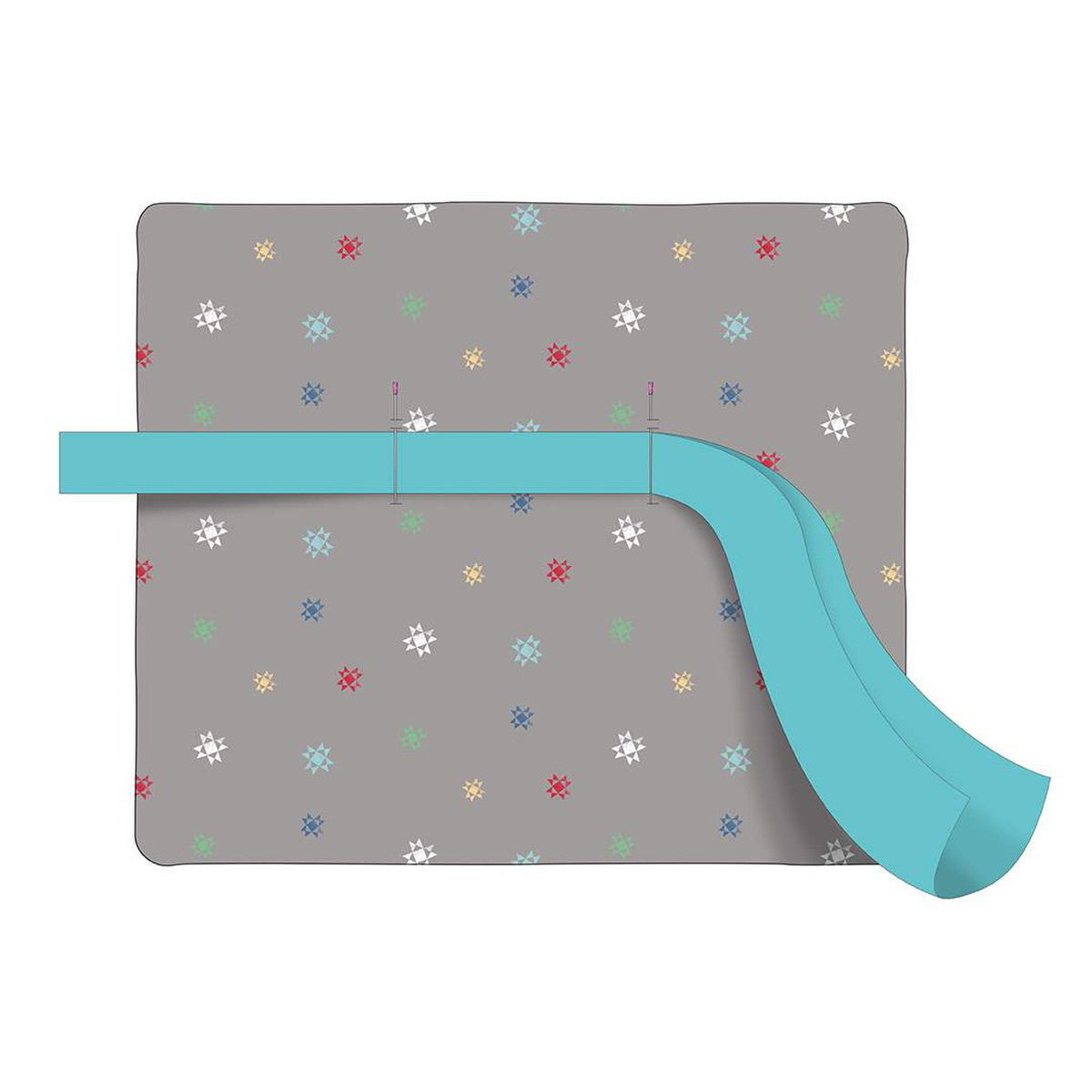 Kwilt It! Binding Board in Gray Quilt Block