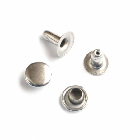 Small Double Cap Rivets - Set of 24