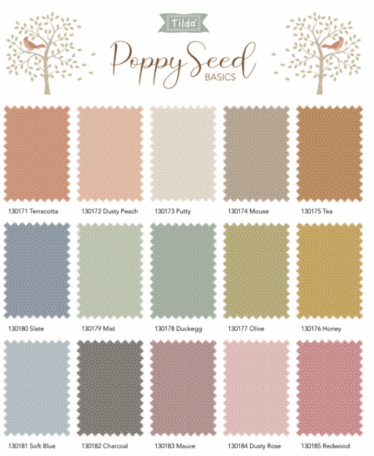 Tilda: Poppy Seed Basics Charm Pack