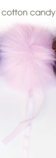 Ikigai: Faux Fur Pom Poms - Multiple Colors