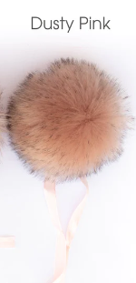 Ikigai: Faux Fur Pom Poms - Multiple Colors