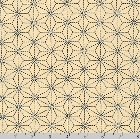 Sevenberry Kasuri: Stitches in Tan