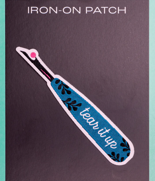 Seam Ripper Iron-on Patch