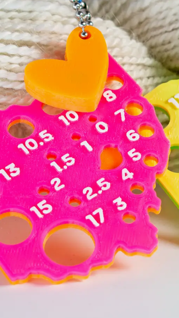 Ohio Needle Gauge - Pink/Orange