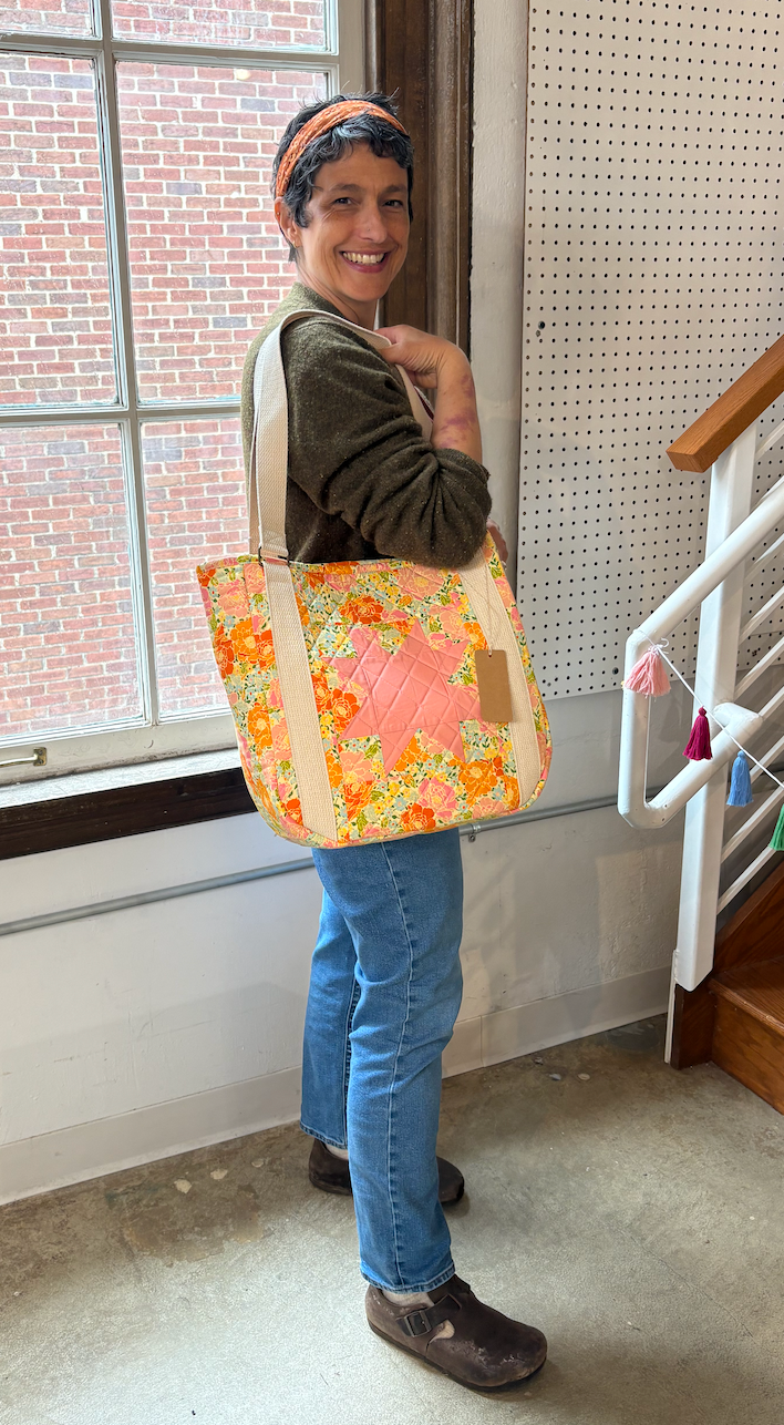 Quilted Arrowwood Tote w/ Cait & Rebecca