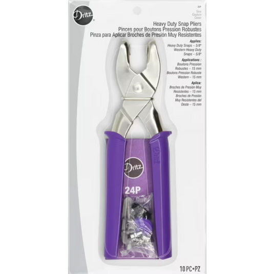 Heavy Duty Snap Pliers for 5/8" Snaps, Purple