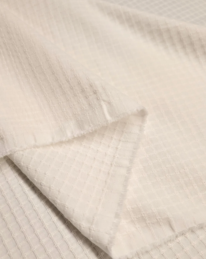 Soft Gridded Weave by Kobayashi in White