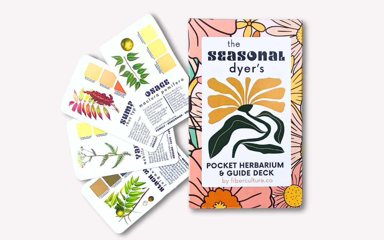 Fiber Culture The Seasonal Dyers Pocket Herbarium & Guide Deck