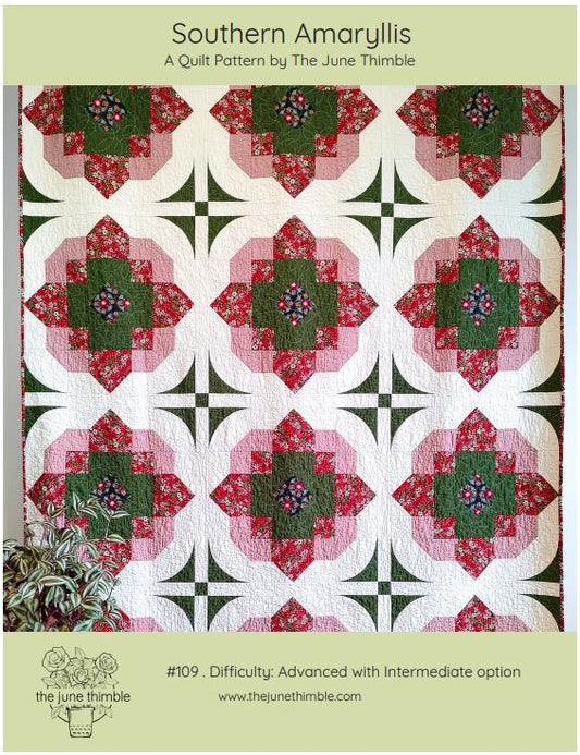Southern Amaryllis Quilt Pattern