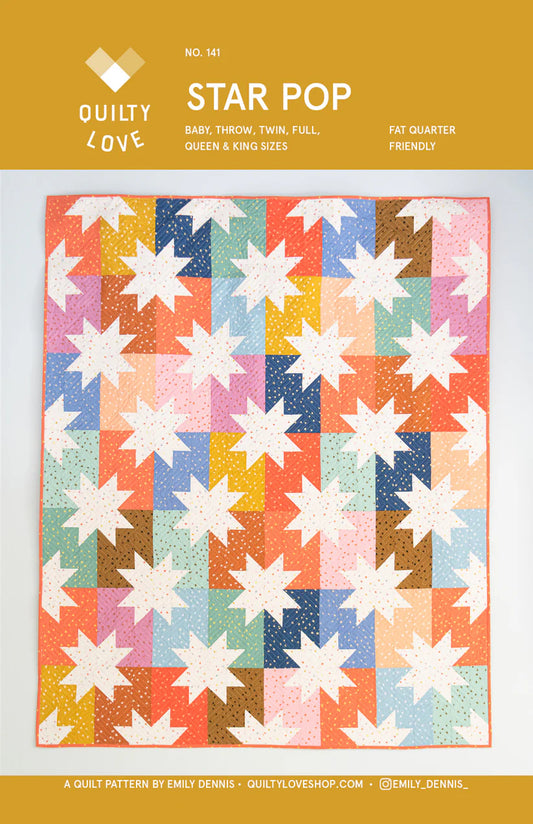 Quilty Love: Star Pop Quilt Pattern