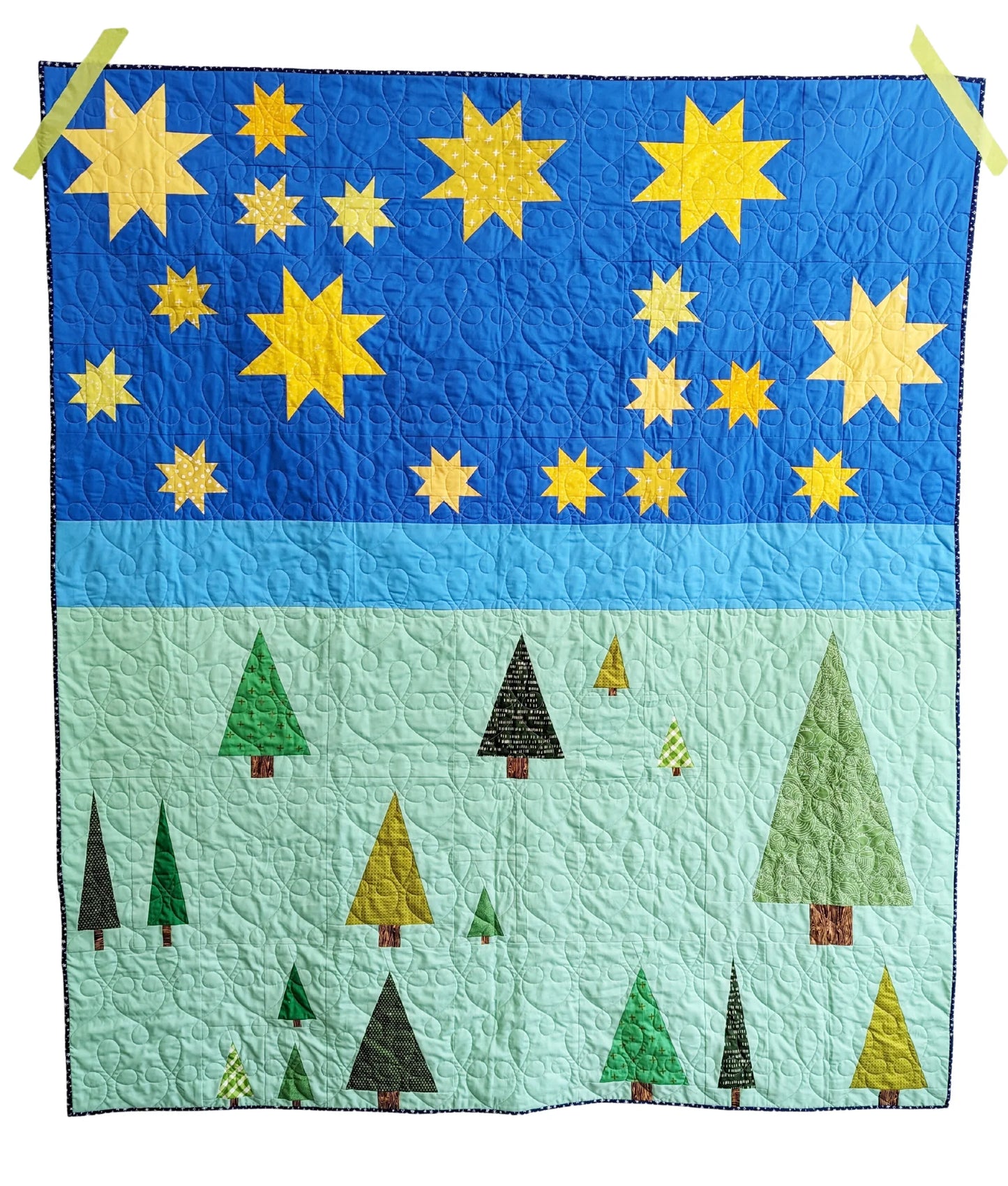 Starlit Night Pattern by Slightly Biased