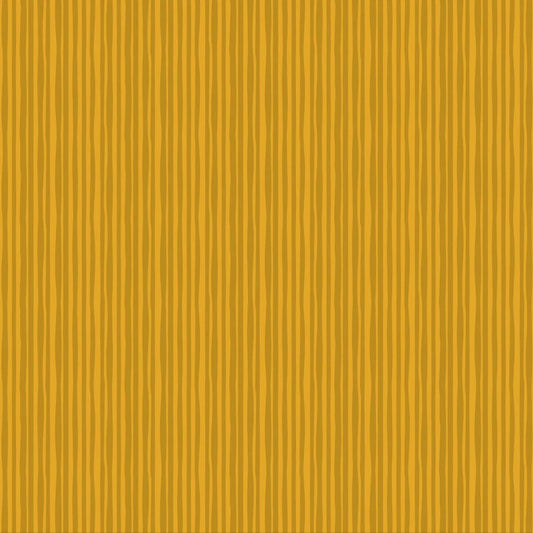 Joyful June: Stripe in Ochre Canvas