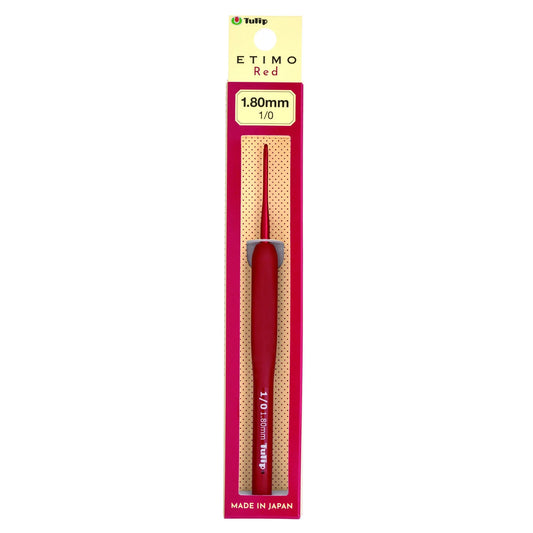 Etimo Red Steel Crochet Hooks - Multiple Sizes