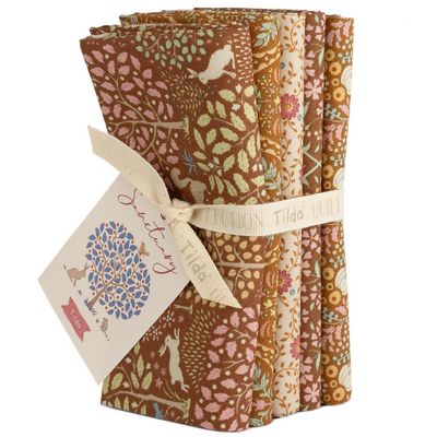 Sanctuary - Caramel and Ochre Fat Quarter Bundle