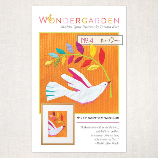 Wondergarden: The Dove - Quilt Pattern by Tamara Kate