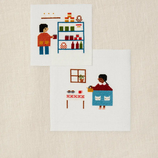 Time For Tea Cross Stitch Duo Kit