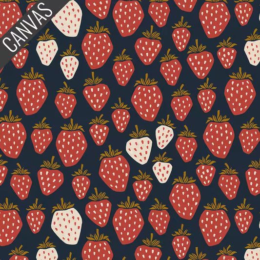 Under the Apple Tree II: Queen of Berries Canvas in Starry Night