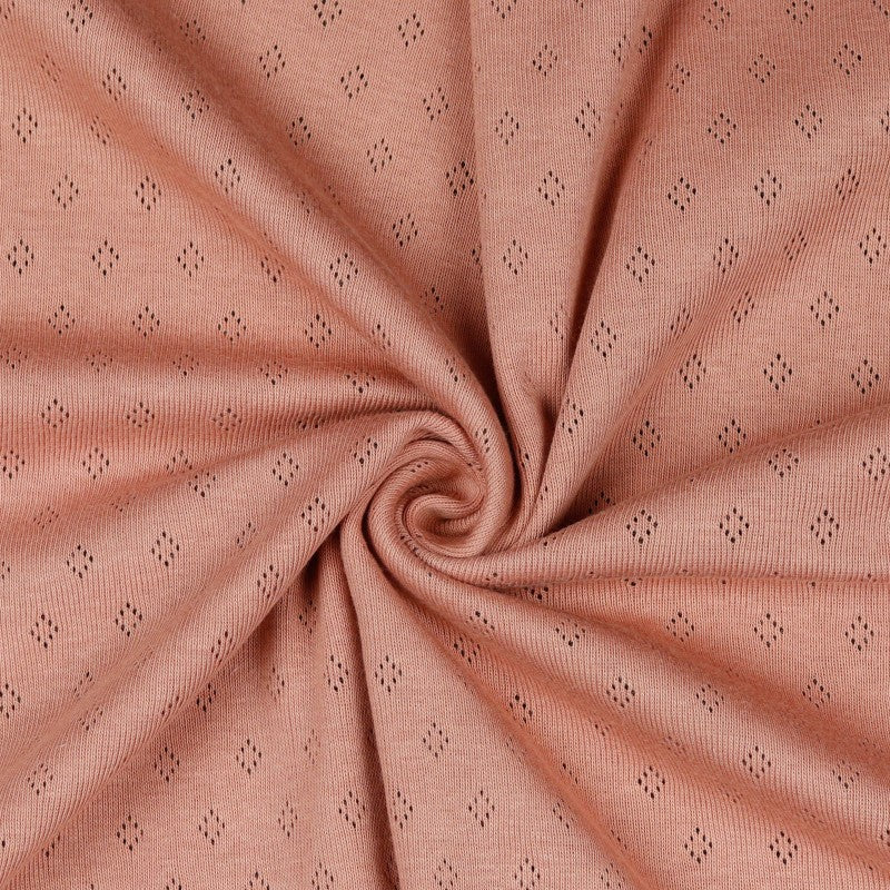 Pointoille Knit in Rose