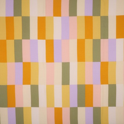 Nerida Hansen Lenzing Ecovero Print: Subway Tile