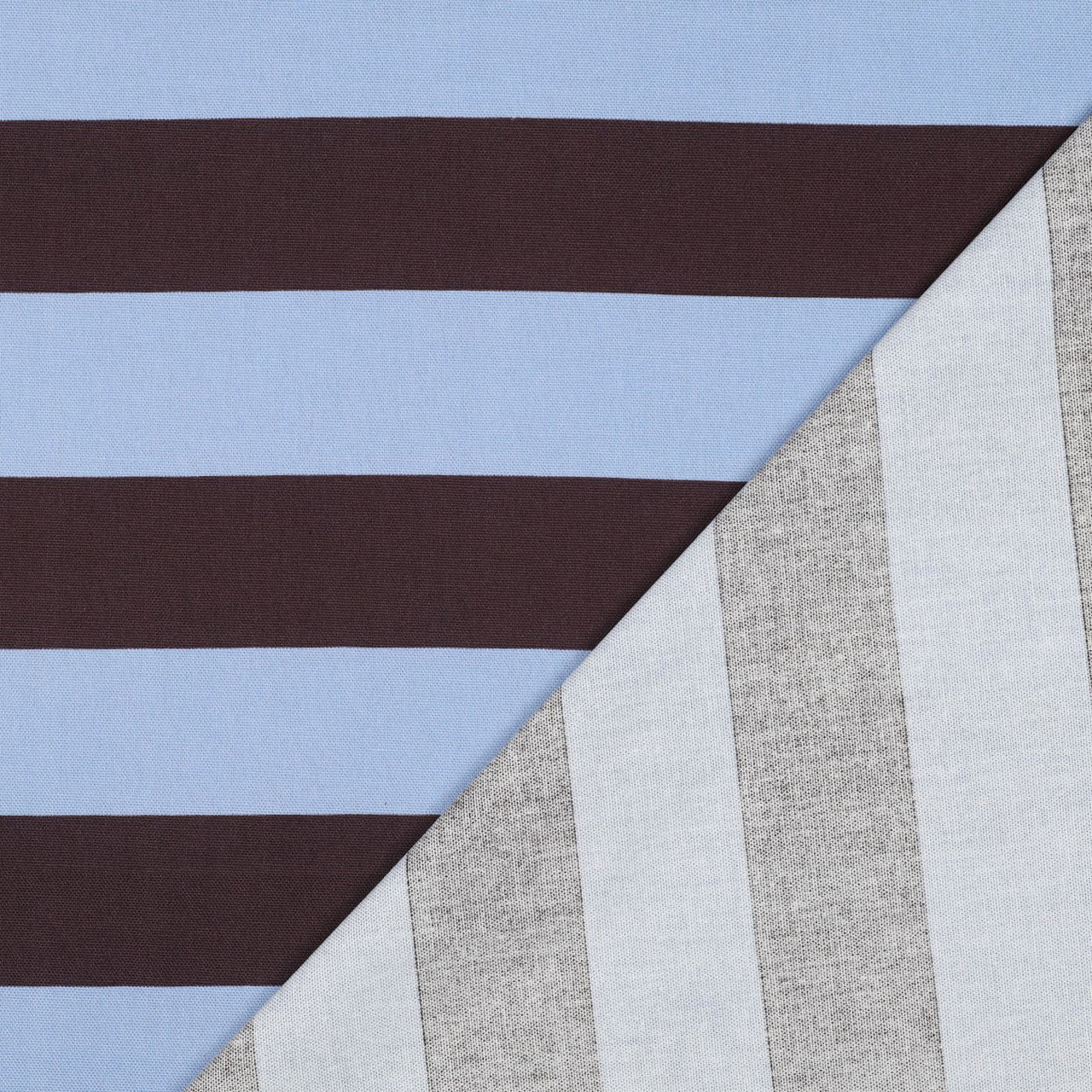 Canvas Stripes in Blue and Purple