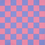 Coated Cotton in Pink Check