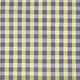 Linnea Basic Cotton Oxford: Gingham in Periwinkle/Citron
