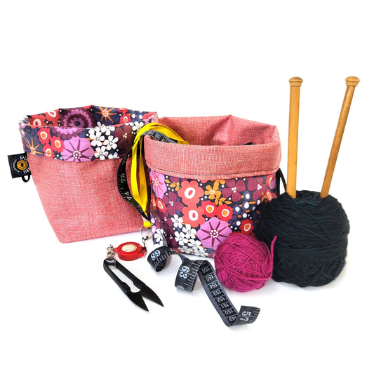 Splash Fabric: Reversible Tub - Project Bags